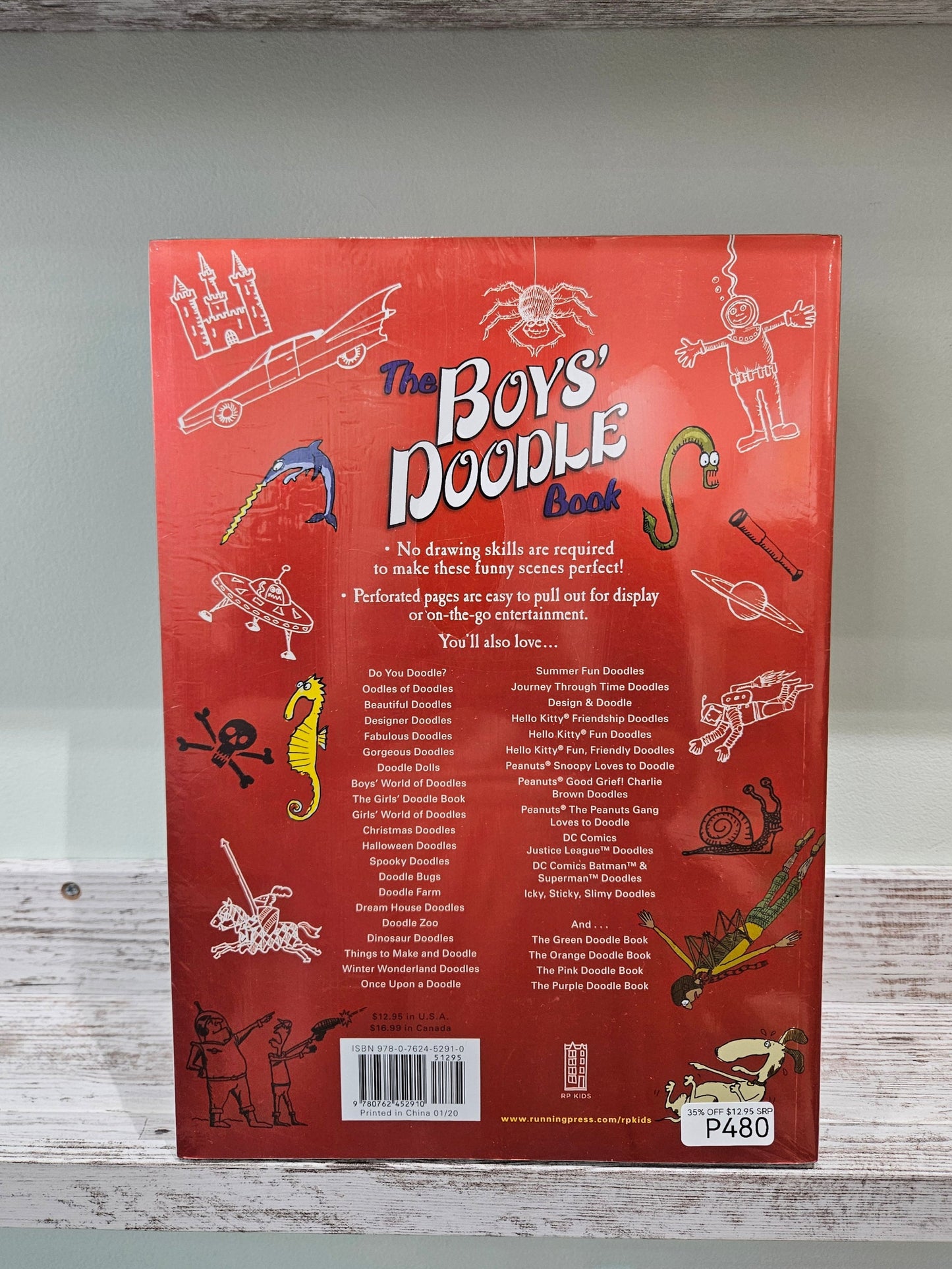 The Boys' Doodle Book: Amazing Pictures to Complete and Create